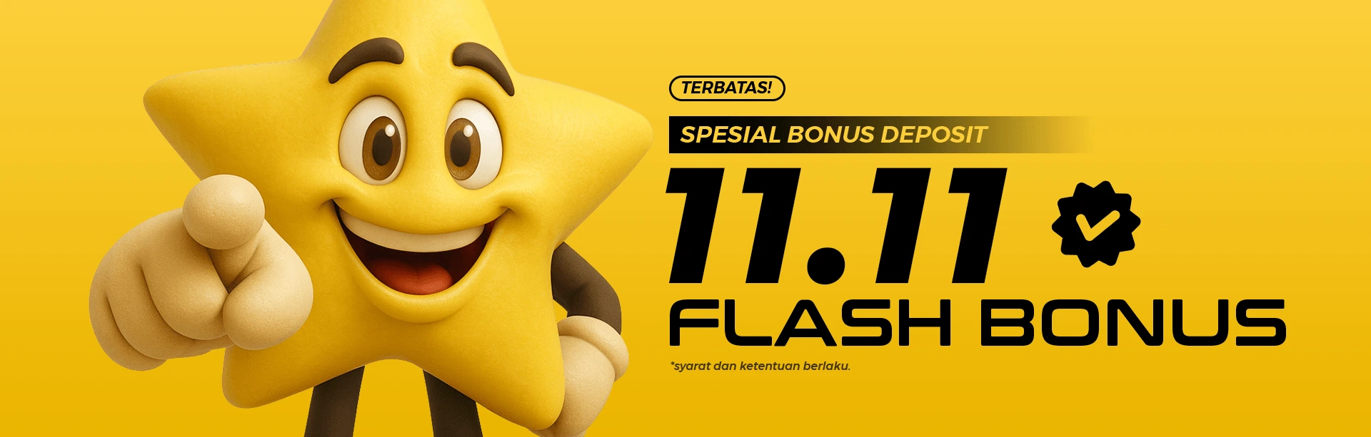 FLASH BONUS 11.11