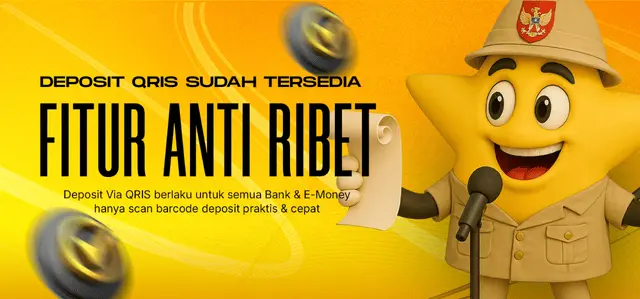 BINTANGSLOT77 DEPOSIT PRAKTIS VIA QRIS