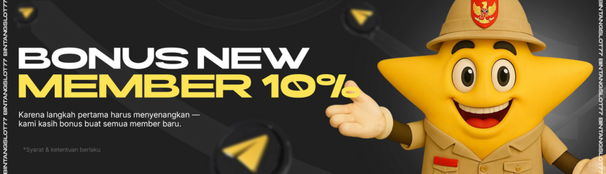 BONUS NEW MEMBER 10%