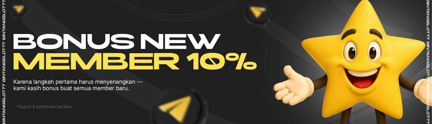 BONUS NEW MEMBER 10%