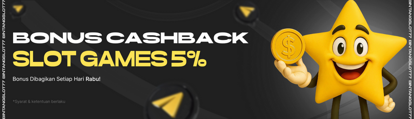 BONUS CASHBACK SLOT GAMES 5%