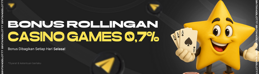 BONUS ROLLINGAN CASINO 0,7%