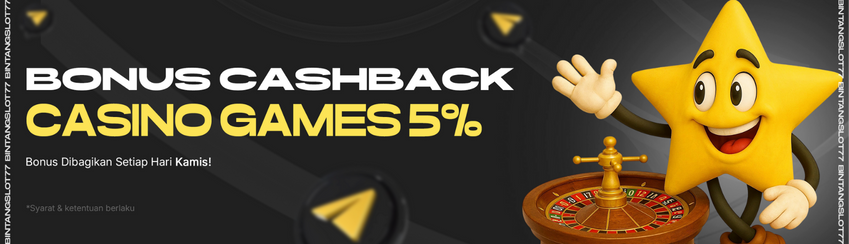 BONUS CASHBACK CASINO GAMES 5%