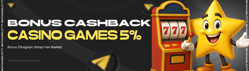 BONUS CASHBACK CASINO GAMES 5%