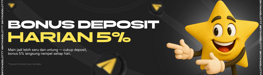 BONUS DEPOSIT HARIAN 5%