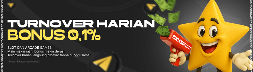EXTRA BONUS TURNOVER SLOT DAN ARCADE HARIAN 0.1%